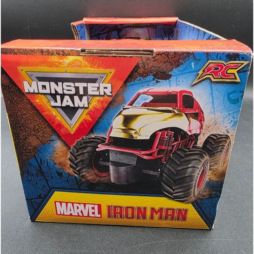 Marvel Monster Jam Iron Man Remote-Control 1:24 Scale Truck RC Powered 2.4GHz